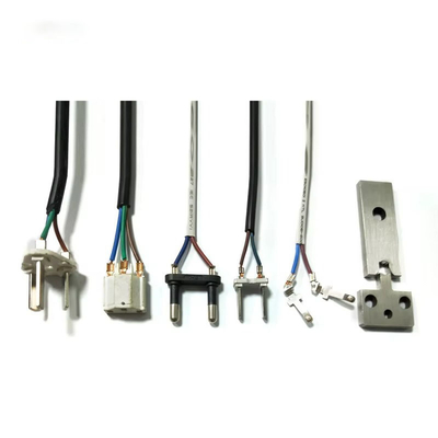 2.0T Alimentazione automatica di piastre vibranti 3 pin 2 pin plug terminale del cavo di alimentazione plug Cable Crimping Machine