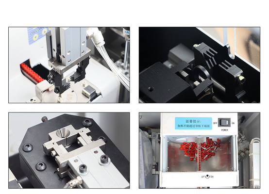 Fabbrica Macchina terminale tubolare con tubo di ago Pre-isolata pressata a freddo Automatica per l'aviazione completamente automatica Controllata da sensori Striping e terminal Crimping Machine
