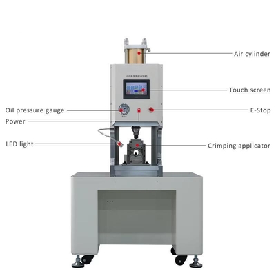 20 tonnellate Profil esagonale Copper Eyelet Crimping Machine Equipaggiamento per la produzione di cavi terminali da 10 a 120 mmq