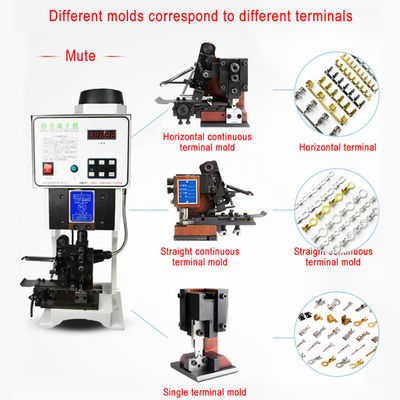 Semi-automatic Terminal Crimping Machine with 15KN Pressing Ability 220V 50Hz and 0.45KW Power Consumption