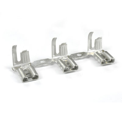 TE Connectivity 42742-2 FASTON 250 Quick Disconnects Receptacle 18 12 AWG Wire Size 82  3.31mm Mating Tab Flag Brass