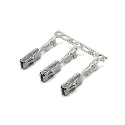 ISO9001:2015 Certified Brass Pin Terminal with Brass Tin Plating and Coated Tin Surface for Automotive Electrical Applications