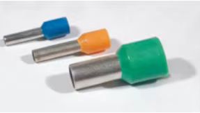 Terminali tubolari a crimpare in rame e nylon isolati multicolore per cavi elettrici, accessori per cablaggio
