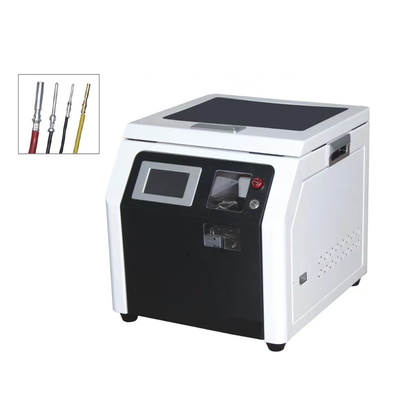 Filo elettrico Rotary Stripping Aviation Plug Pin Terminal Crimping Machine 0.5-4mm2